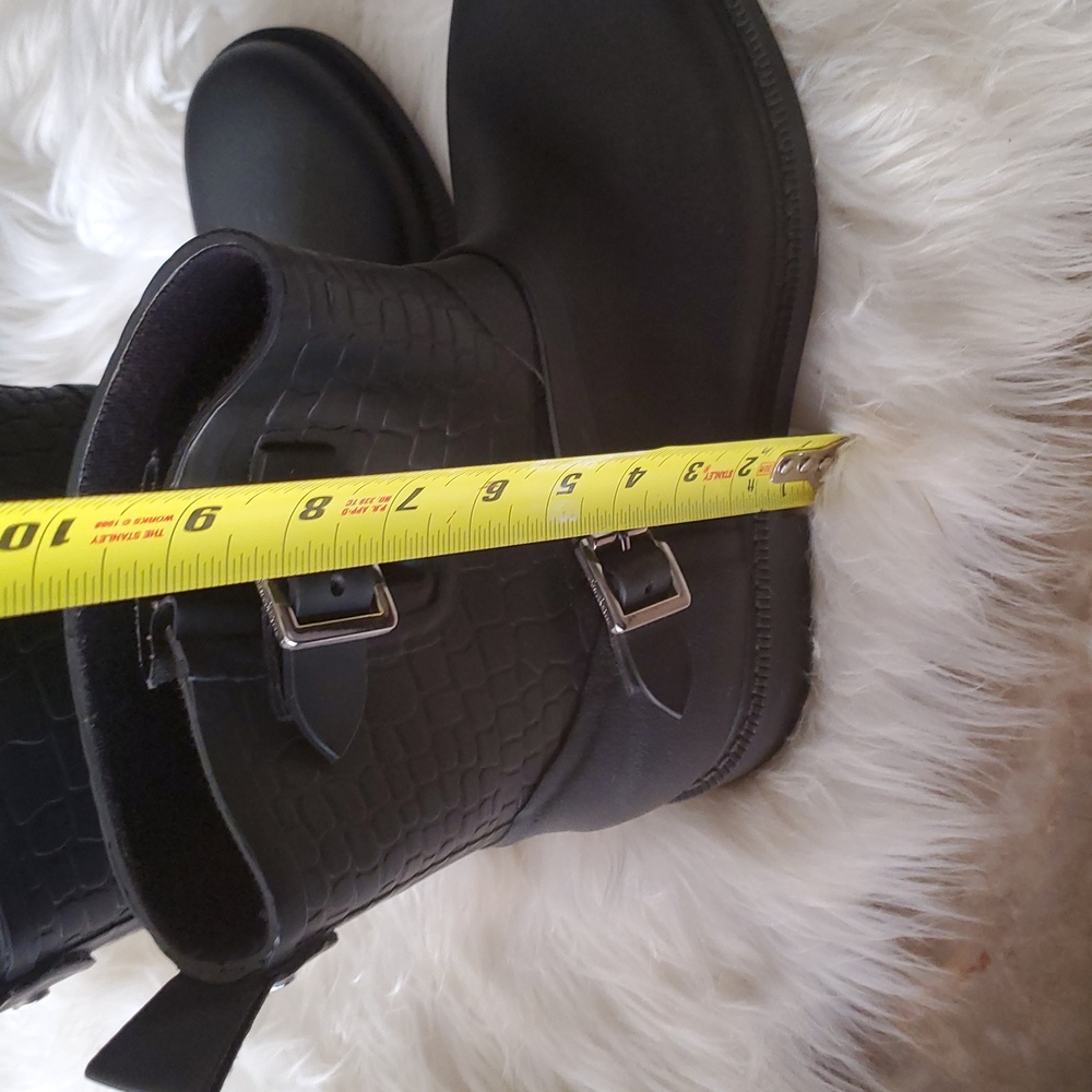 Sam Edelman keigan moto style rubber rain boots size 8.5 - Picture 12 of 12